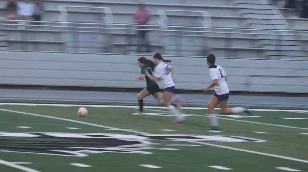Kinkaid soccer action captured by COTTI Productions